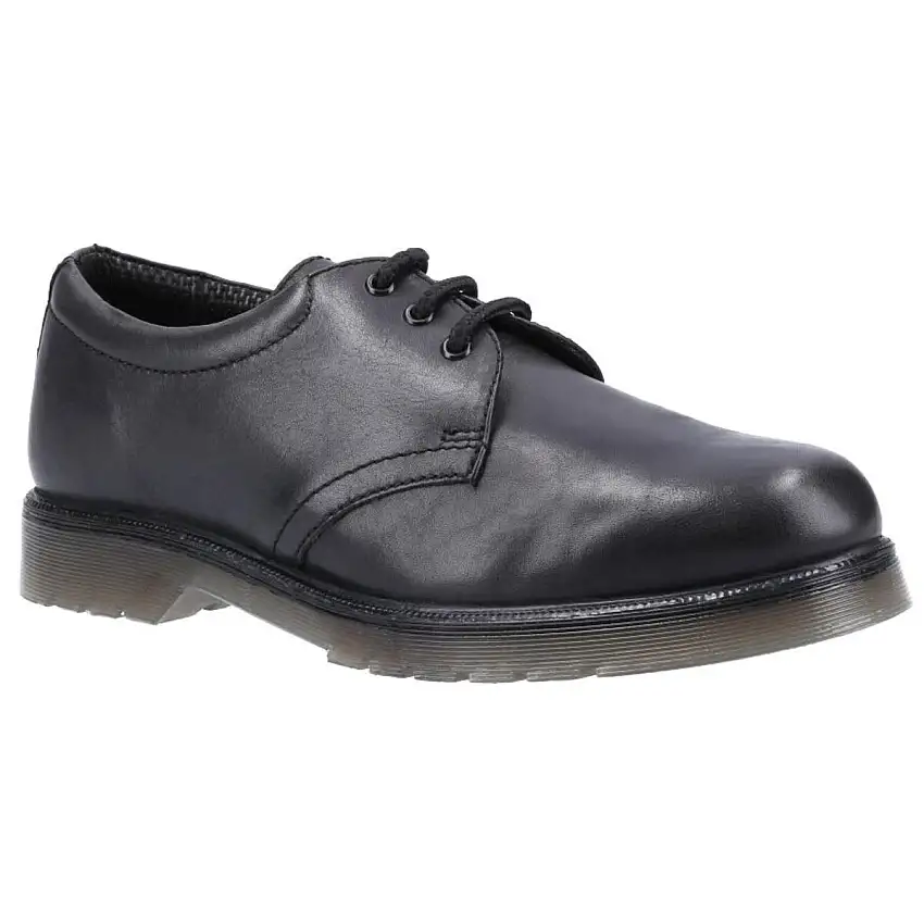 Amblers Aldershot Leather Gibson Shoe Black