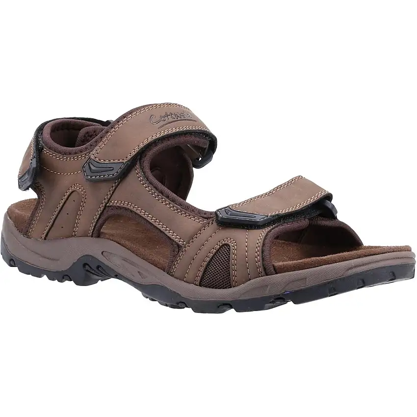 Cotswold Shilton Recyled Sandal Brown