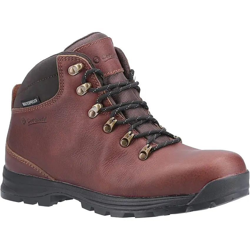 Cotswold Kingsway Lace Up Hiking shoe Brown