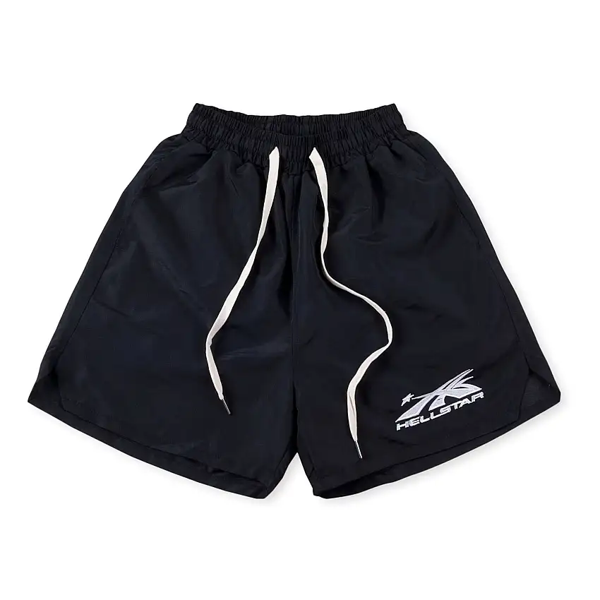 Hellstar Studios Gel Logo Shorts Black