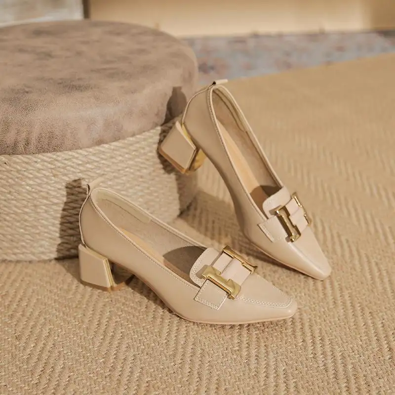 Destiny | Chic Block Heel Loafers for Women