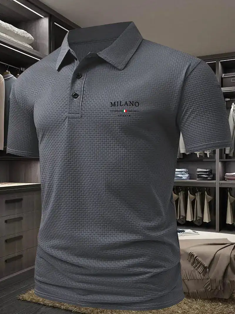 Men's Casual Short Sleeve Polo Shirt