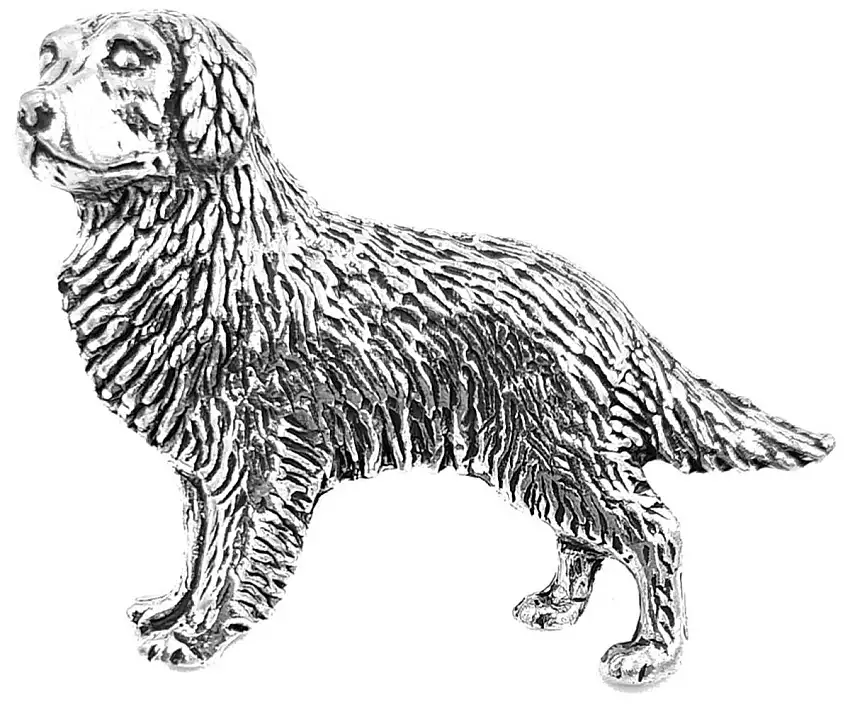 Bisley Pewter Pin No.18 Golden Retriever