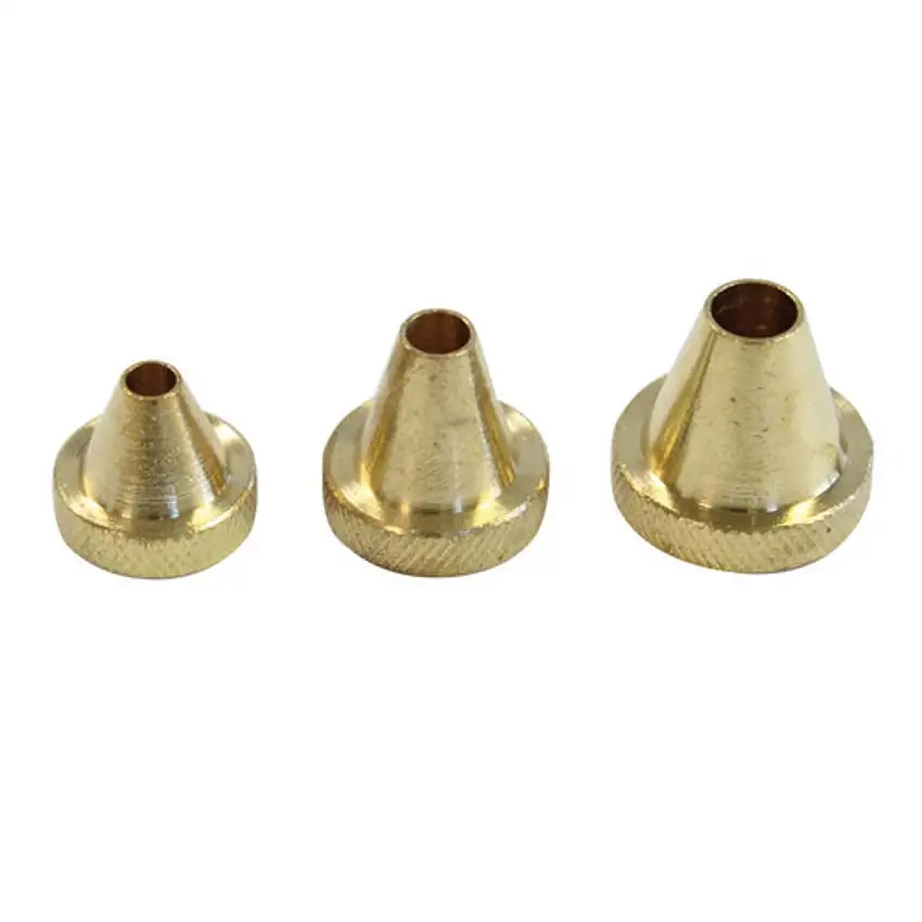 Birchwood Casey Muzzle Guard Set 17 to 30 Caliber 3 Piece Brass