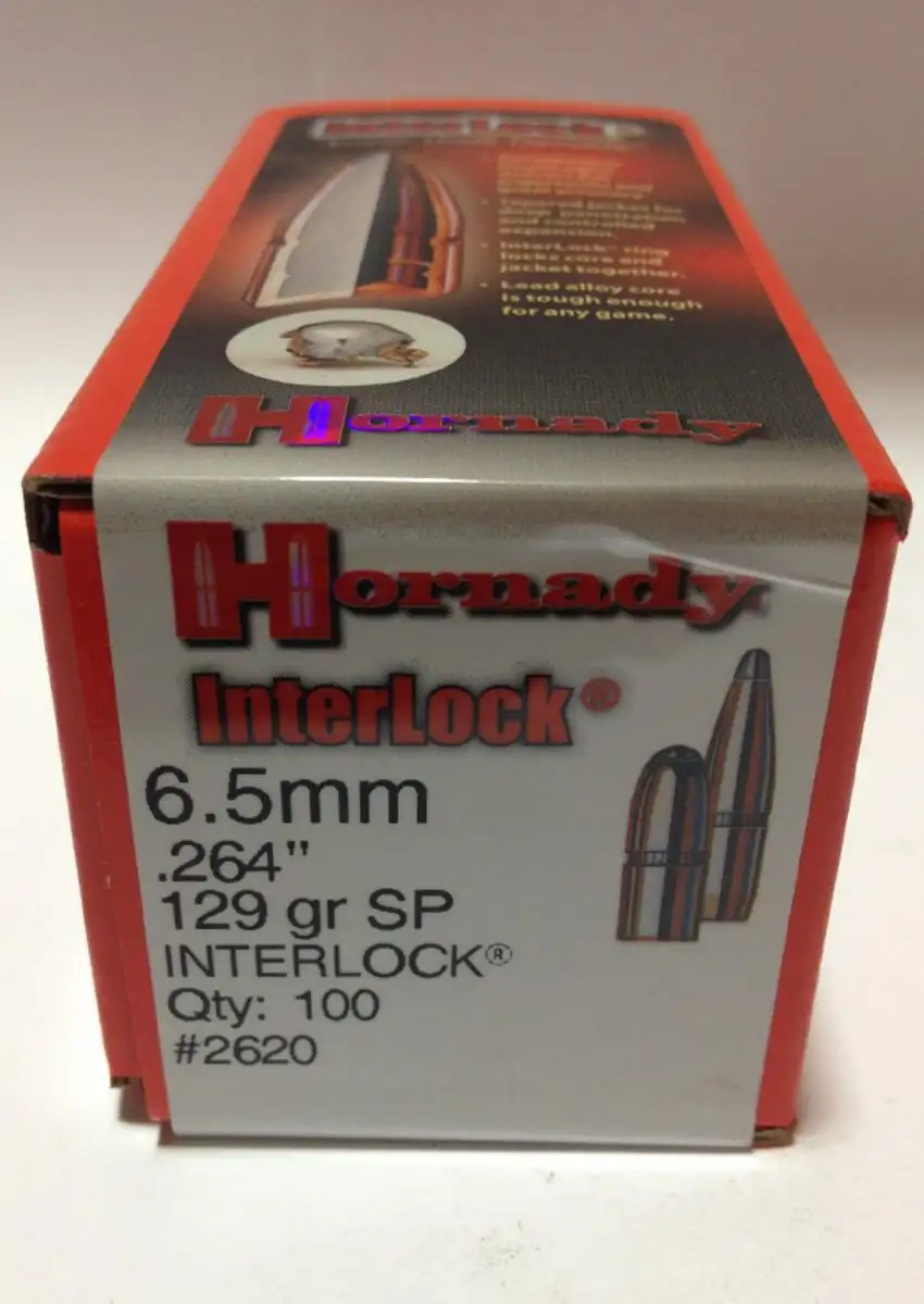 Hornady 6.5mm .264 129 gr SP