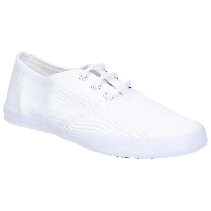 Mirak Kids Plimsolls Lace Up White