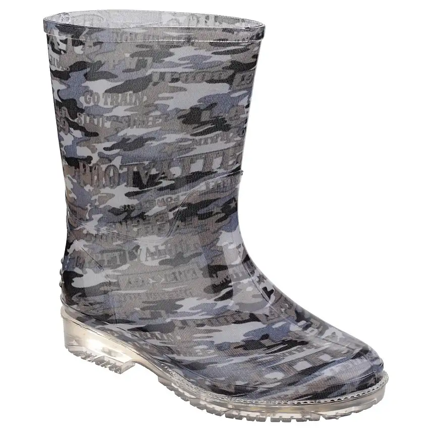 Cotswold PVC Jnr Wellington Camo
