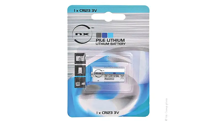 Bisley CR123 Lithium Battery 3V 1.45Ah Blister of 1