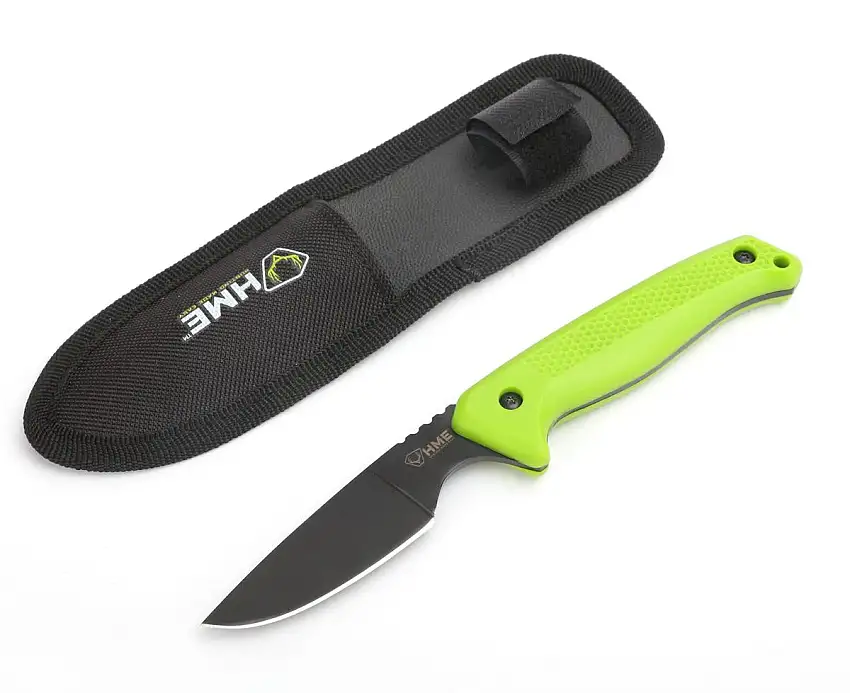 HME Fixed Blade Caping Knife BLK OXD Blade