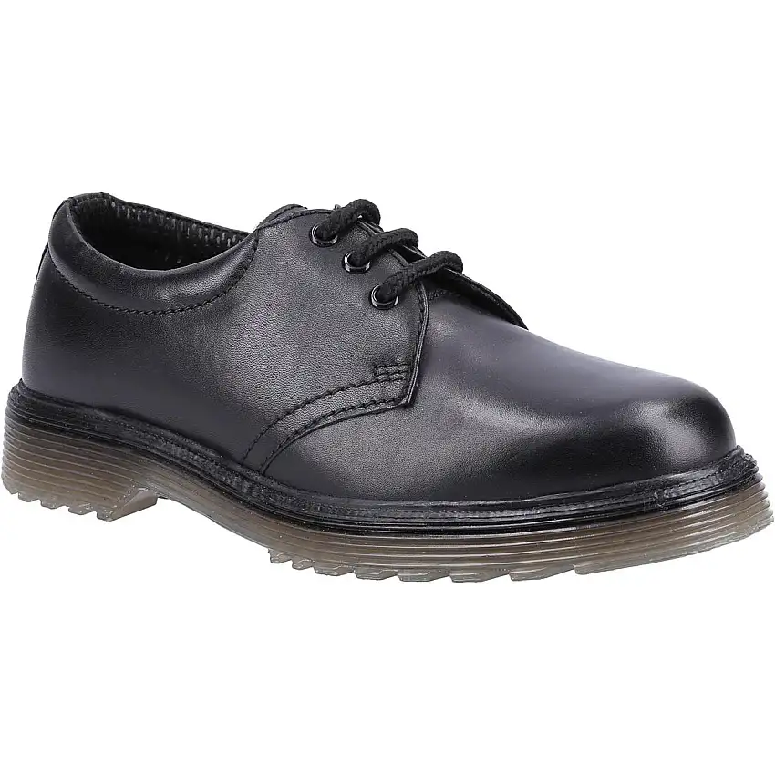 Amblers Aldershot Leather Gibson Shoe Black