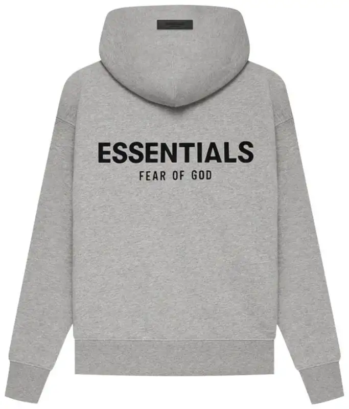 (SALE) FEAR OF GOD ESSENTIALS HOODIE DARK OATMEAL KIDS/JR SS22