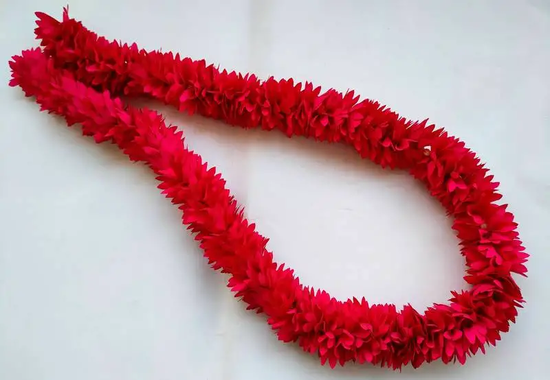 Pink fabric hangings with bells, pack of 1