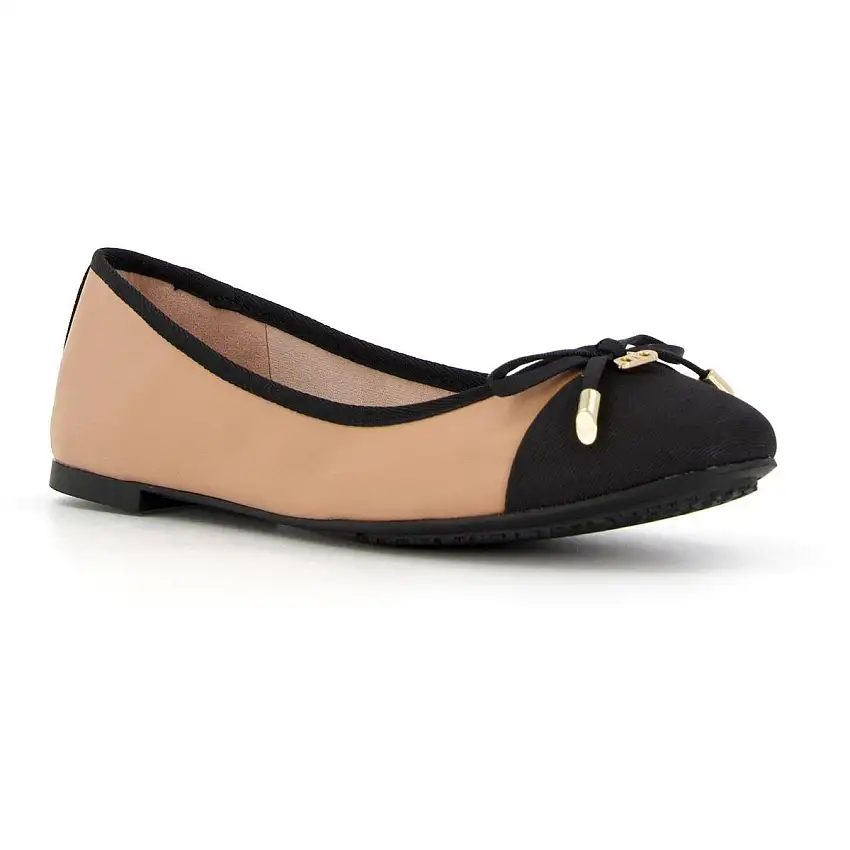 Dune Hartlyn Ballerina Shoes Camel