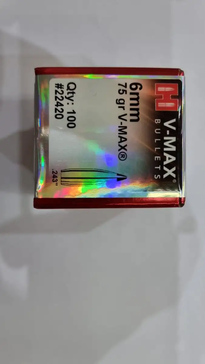 Hornady 6mm .243 75 gr V-MAX®
