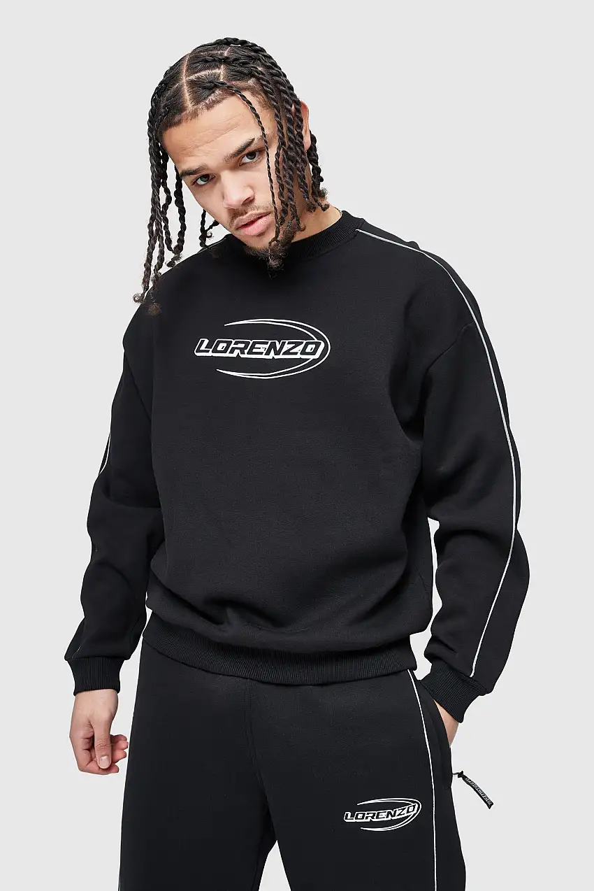 Forza Crew Sweat - Black