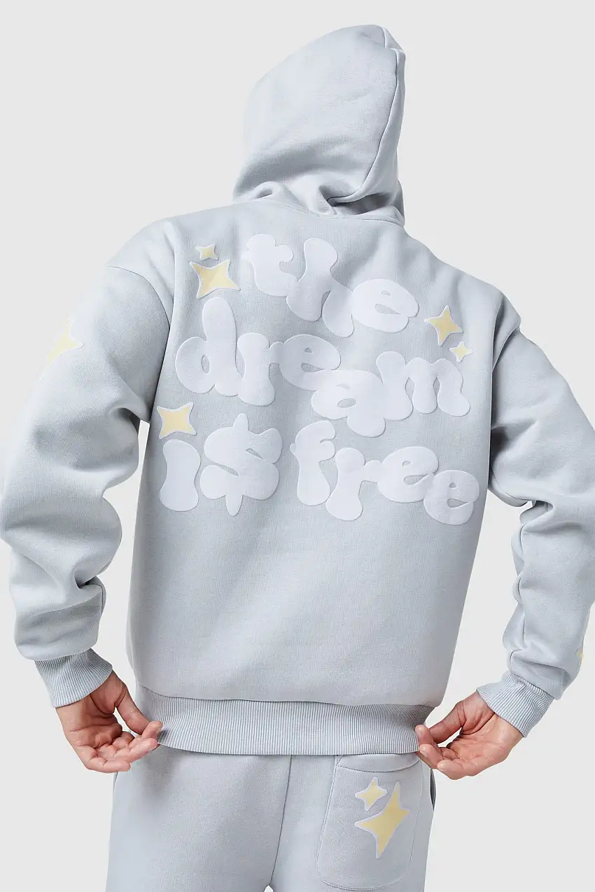 Dream Is Free 2.0 Hood - Mist Grey