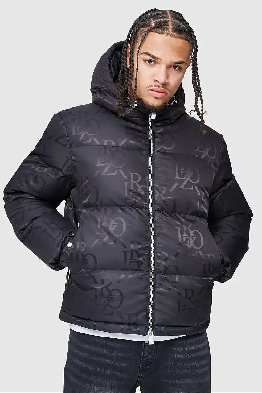 Monogram Jacket - Black