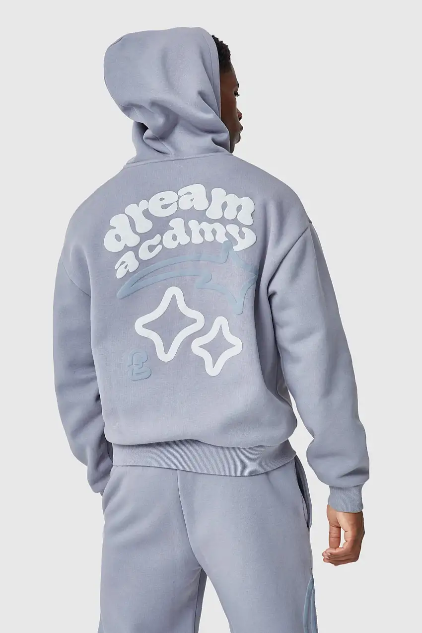Dream Acdmy Zip Hood - Grey