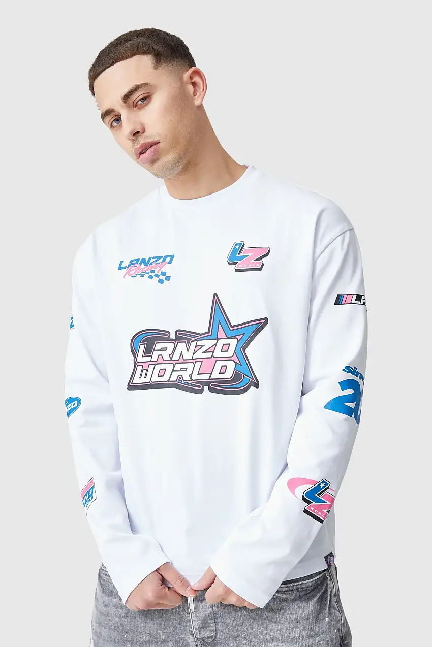 Velocity Long Sleeve Tee - White