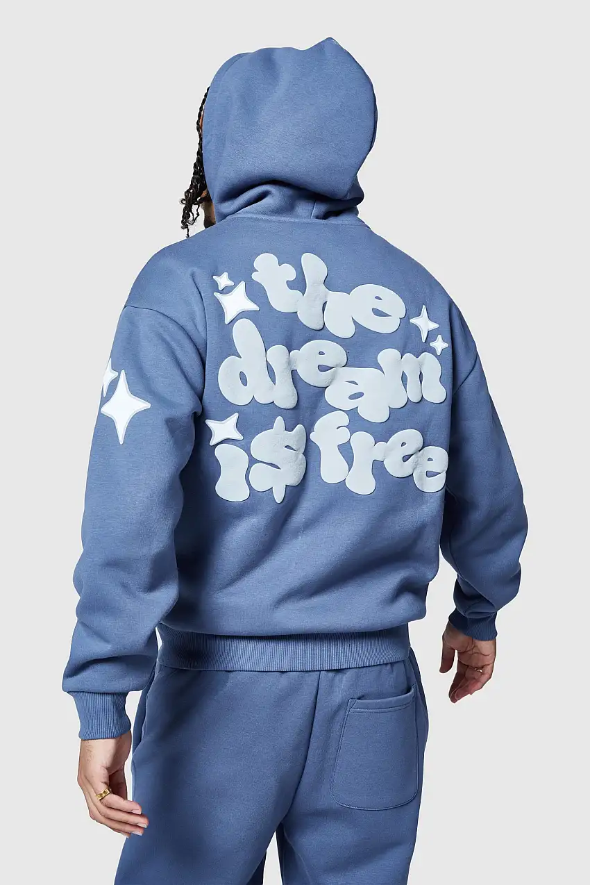 Dream Is Free 2.0 Hood - Petrol Blue