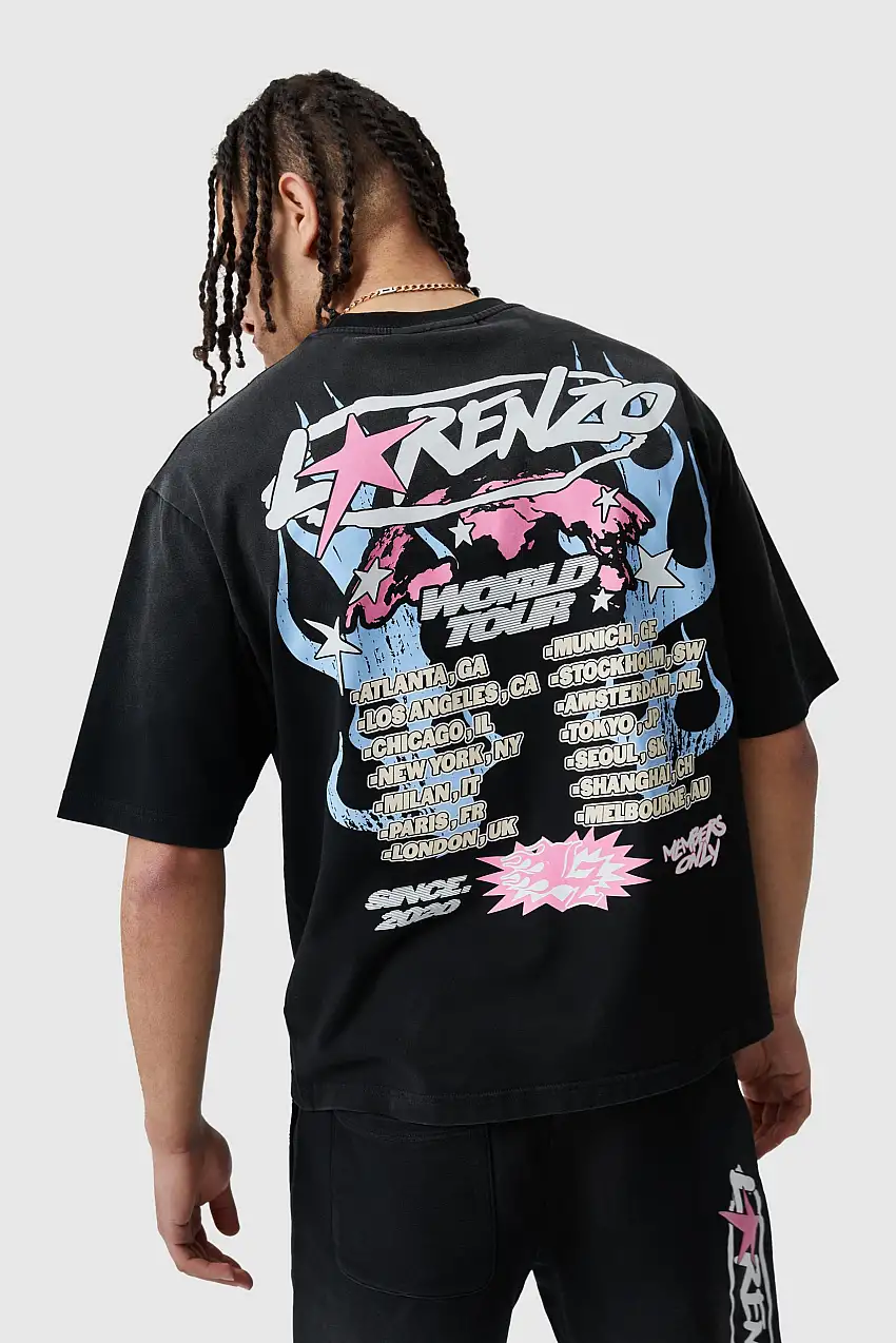 World Tour Tee - Black