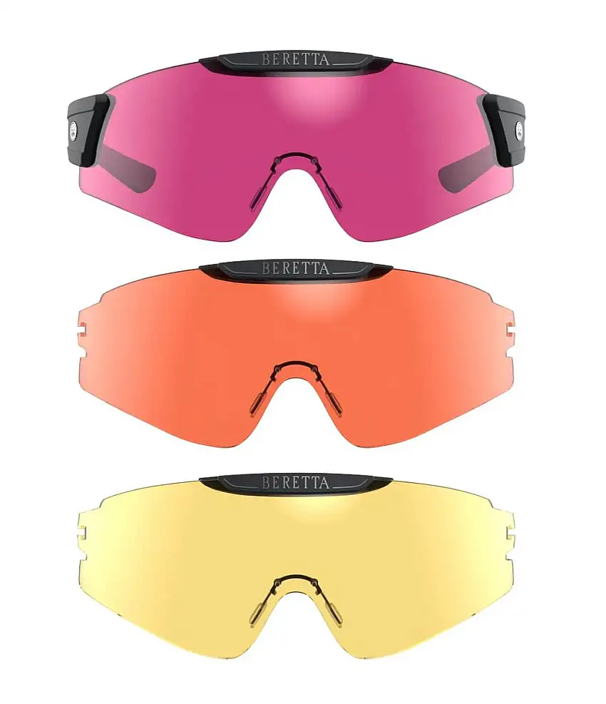 Beretta INTERMASK EYEGLASSES Yellow & Magenta & Orange