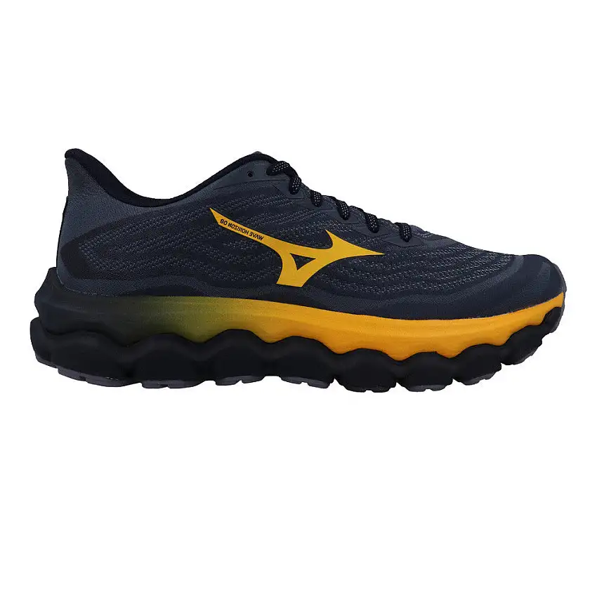 Mizuno Wave Horizon 8 Mens Running Shoes (Blue/Citrus/Baritone)
