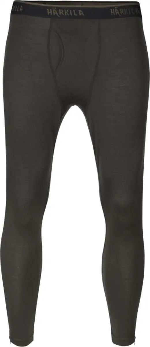 Harkila Base All Season side zip long johns Shadow brown