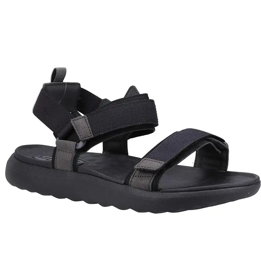 HEYDUDE Carson Sandal Black/Black