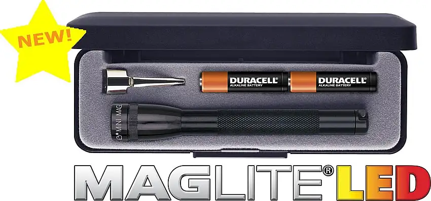 Bisley LED AAA Mini MagLite in Presentation Box