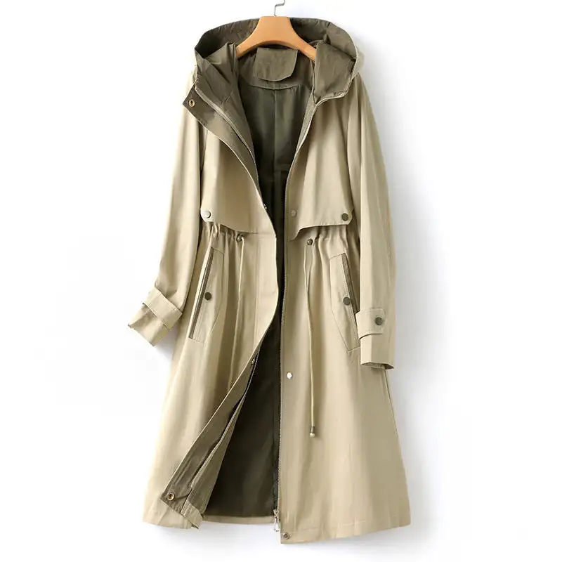 Zoe | Women's Winter Trenchcoat with Hood
