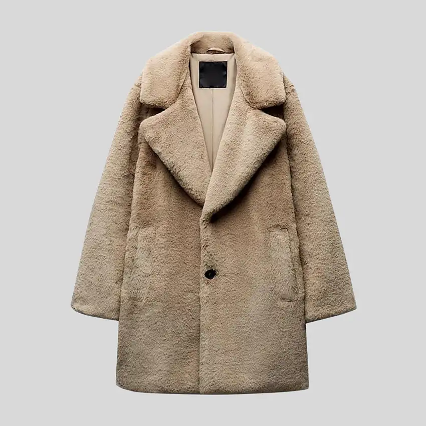 Anna | Classic Women's Teddy Coat