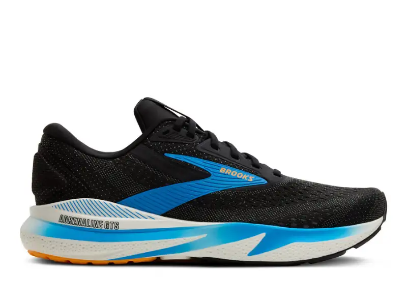 Brooks Adrenaline GTS 24 Mens Running Shoe (Black/Ebony/Cloissonne)