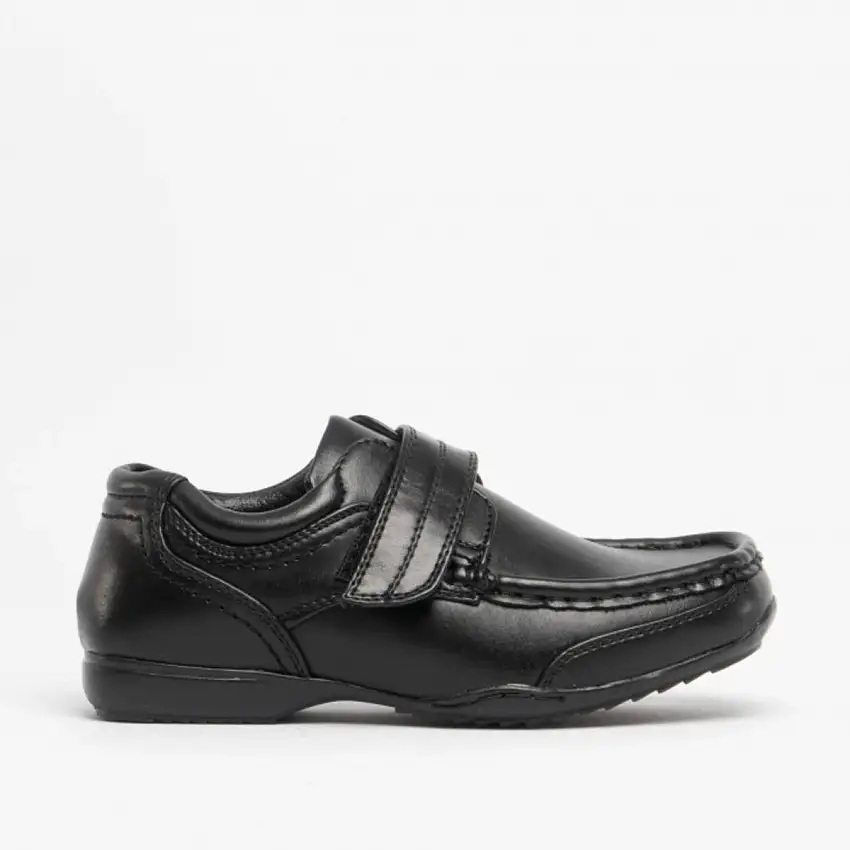 Mirak Charlie Boy's School Shoe Black