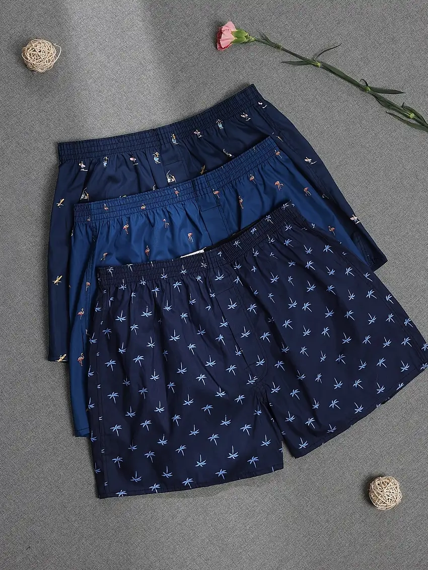 Men's Cotton Printed Arrow Boxers