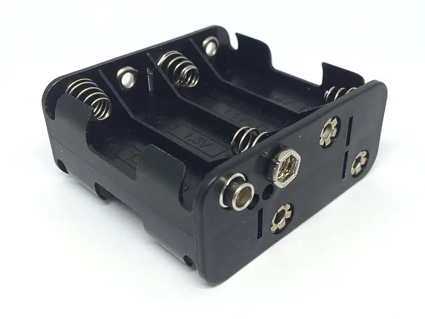 FoxPro Plastic Battery Holder Holds 8AA