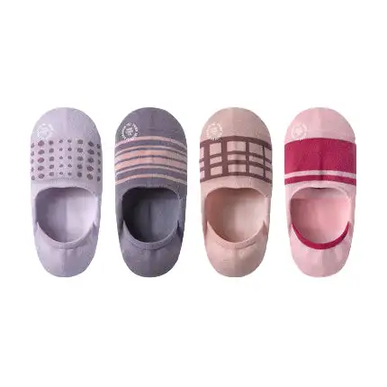 Men/Women's No Show Sock 4-Pack