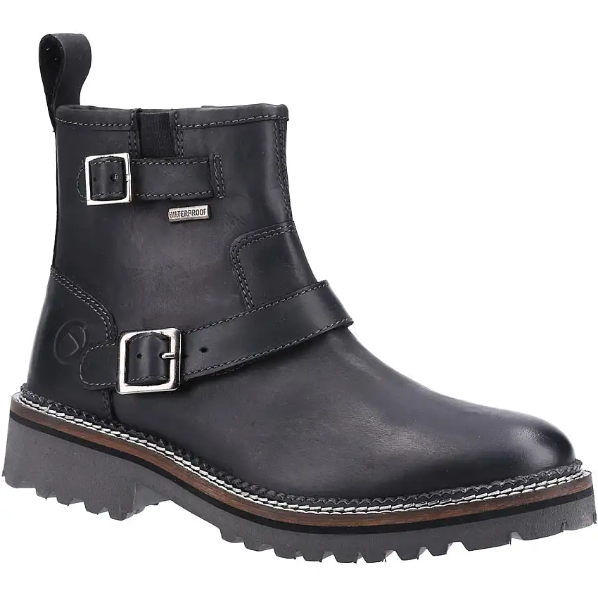 Cotswold Combe Zip Ankle Boot Black