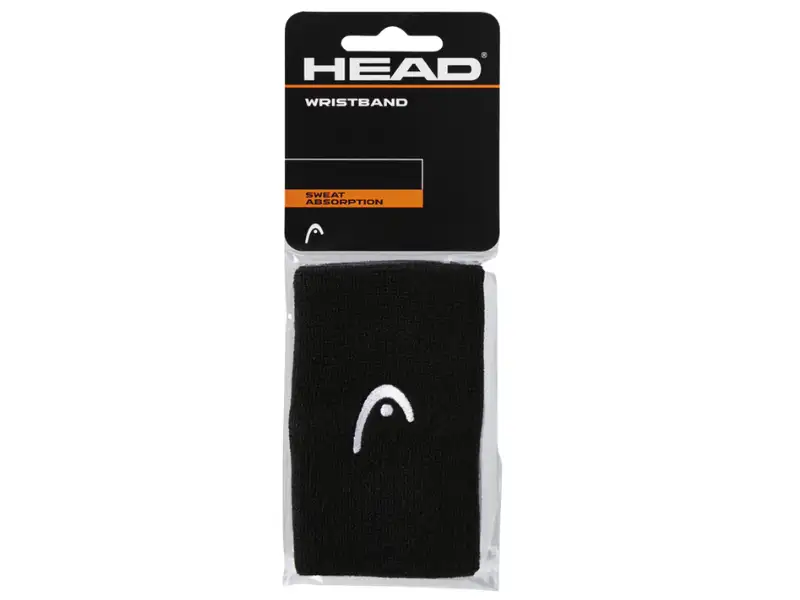 Head Wristband 2pk 5" Black