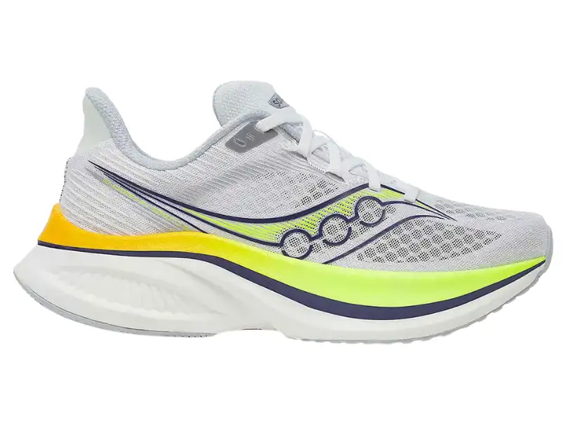 Saucony Endorphin Speed 5 Womens Running Shoe (White/Citron)
