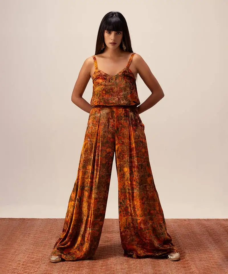 Nargis cami top and pant set