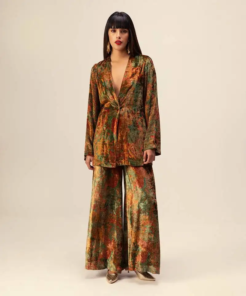 Nargis green co-ord set