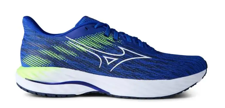 Mizuno Wave Inspire 21 Mens Running Shoe (Reflex Blue/White/Green Gecko)