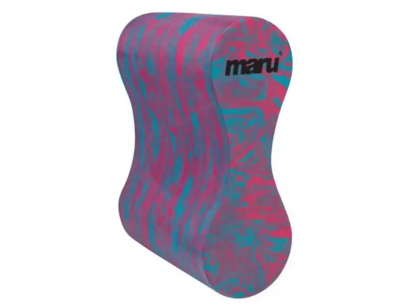 Maru Adult Pull Buoy Swirl (Pink/Blue)