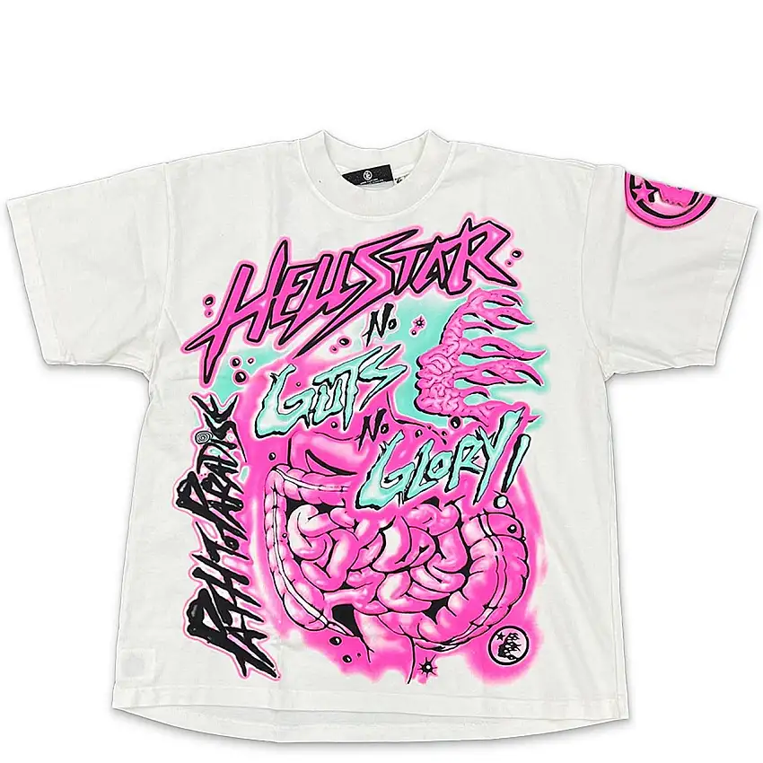 HellStar No Guts No Glory Tee White