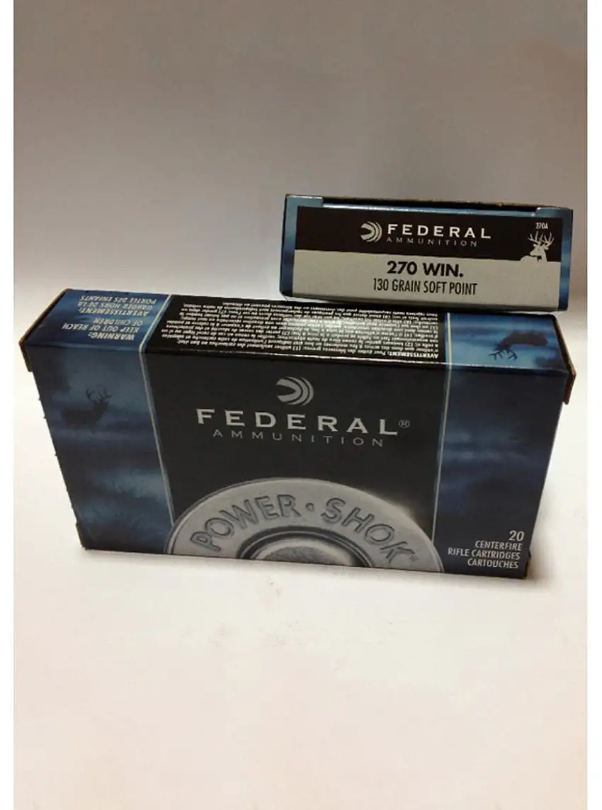 Federal  .270 Win Power Shok 130GR (Soft Point ) 20pk