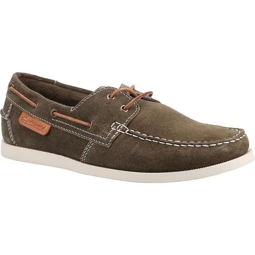 Cotswold Mitcheldean Boat Shoe Khaki