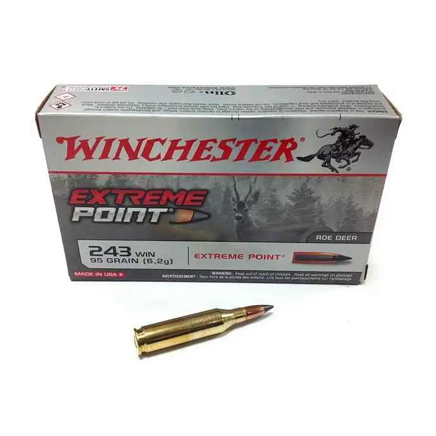 Winchester .243 Extreme Point 95gr (6.16g) 20pk