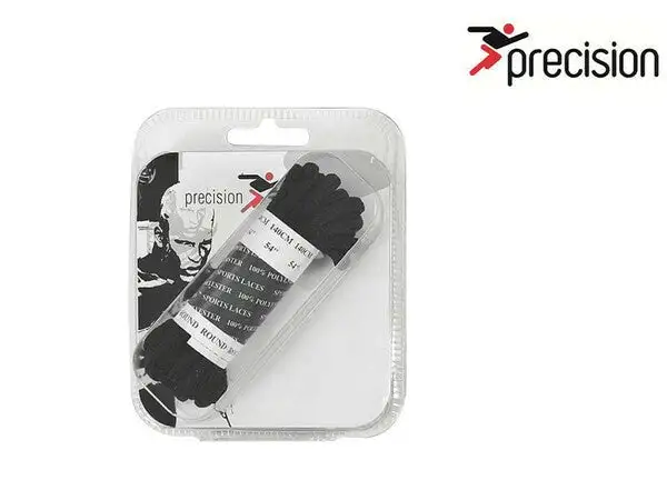 Precision Laces Oval Black 140CM
