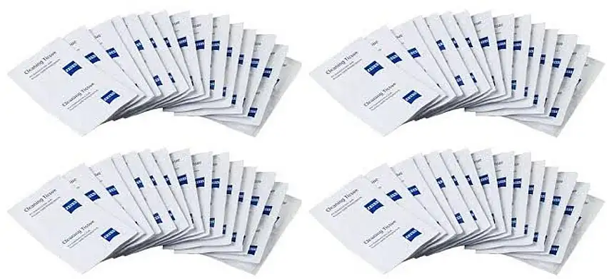 BushWear 96 Zeiss (4x24) pre moistened Cleaning Cloth (18 x 18 cm)